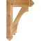 Ekena Millwork Imperial Arts & Crafts Rough Sawn Bracket, Western Red Cedar, 4"W x 18"D x 26"H BKT04X18X26IMP03RWR - alternate 3